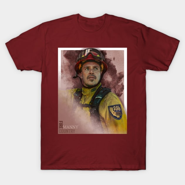 Fire Country - Manny Perez - Fade T-Shirt by vickytoriaq